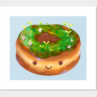 Happy Garden Donut Posters and Art